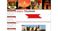 Desktop Screenshot of india-tourism.org